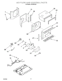 02 - Airflow And Control parts for Whirlpool Air Conditioner ACD052XJ0 from AppliancePartsPros.com