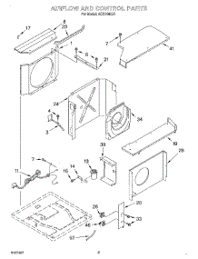 02 - Air Flow And Control parts for Whirlpool Air Conditioner ACQ184XJ1 from AppliancePartsPros.com
