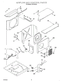 02 - Air Flow And Control parts for Whirlpool Air Conditioner ACE184XJ0 from AppliancePartsPros.com