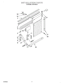 05 - Installation parts for Whirlpool Air Conditioner ACE184XJ0 from AppliancePartsPros.com