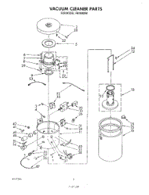 02 - Section parts for Whirlpool Vacuum FB9900XR0 from AppliancePartsPros.com
