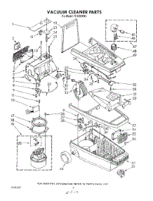 02 - Section parts for Whirlpool Vacuum FC9000XM1 from AppliancePartsPros.com