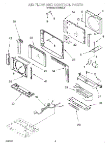 02 - Air Flow And Control parts for Whirlpool Air Conditioner ACG052XJ0 from AppliancePartsPros.com