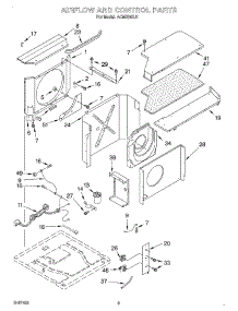 02 - Air Flow And Control parts for Whirlpool Air Conditioner ACM254XJ1 from AppliancePartsPros.com