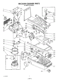 02 - Section parts for Whirlpool Vacuum FC7500XS0 from AppliancePartsPros.com
