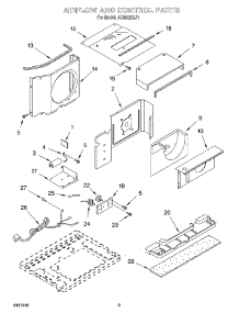 02 - Air Flow And Control parts for Whirlpool Air Conditioner ACM122XJ1 from AppliancePartsPros.com
