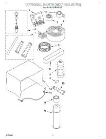 04 - Optional parts for Whirlpool Air Conditioner ACM122XJ1 from AppliancePartsPros.com