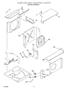 02 - Air Flow And Control parts for Whirlpool Air Conditioner ACM184XJ1 from AppliancePartsPros.com