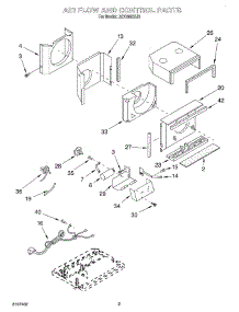 02 - Air Flow And Control parts for Whirlpool Air Conditioner ACQ062XJ0 from AppliancePartsPros.com