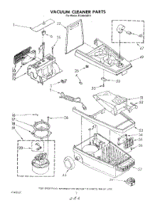 02 - Section parts for Whirlpool Vacuum FC3000XR1 from AppliancePartsPros.com
