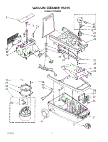 02 - Section parts for Whirlpool Vacuum FC5500XS0 from AppliancePartsPros.com