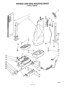 04 - Section parts for Whirlpool Vacuum FV2500XR0 from AppliancePartsPros.com