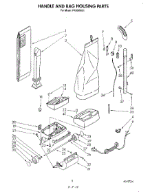 04 - Section parts for Whirlpool Vacuum FV2000XS1 from AppliancePartsPros.com