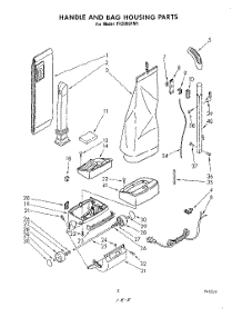 04 - Section parts for Whirlpool Vacuum FV2000XM1 from AppliancePartsPros.com