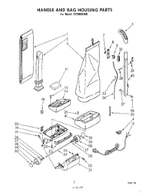04 - Section parts for Whirlpool Vacuum FV2000XM0 from AppliancePartsPros.com