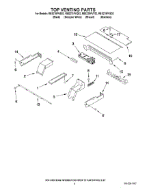 05 - Top Venting Parts parts for Whirlpool Oven RBS275PVT02 from AppliancePartsPros.com
