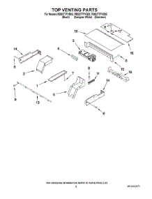 05 - Top Venting Parts parts for Whirlpool Oven RBS277PVS02 from AppliancePartsPros.com