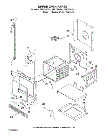 02 - Upper Oven Parts parts for Whirlpool Oven GBD279PVQ02 from AppliancePartsPros.com