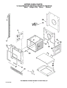 02 - Upper Oven Parts parts for Whirlpool Oven RBD275PVQ02 from AppliancePartsPros.com