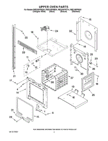 02 - Upper Oven Parts parts for Whirlpool Oven RBD245PRB04 from AppliancePartsPros.com