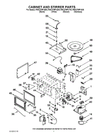 06 - Cabinet And Stirrer Parts parts for Whirlpool Oven RMC275PVS00 from AppliancePartsPros.com