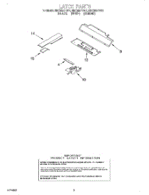 04 - Latch parts for Whirlpool Oven RMC305PDQ1 from AppliancePartsPros.com