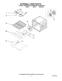 05 - Internal Oven Parts parts for Whirlpool Oven GSC309PVS00 from AppliancePartsPros.com