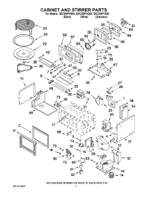 06 - Cabinet And Stirrer Parts parts for Whirlpool Oven GSC309PVS00 from AppliancePartsPros.com