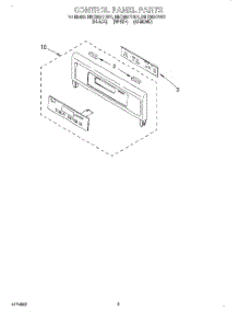 02 - Control Panel, Literature parts for Whirlpool Oven RMC305PDB1 from AppliancePartsPros.com