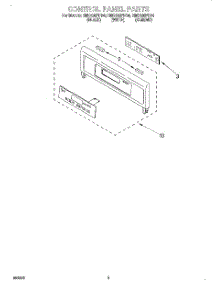 02 - Control Panel, Literature parts for Whirlpool Oven RMC305PDQ4 from AppliancePartsPros.com