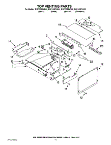 09 - Top Venting Parts parts for Whirlpool Oven RMC305PVS00 from AppliancePartsPros.com