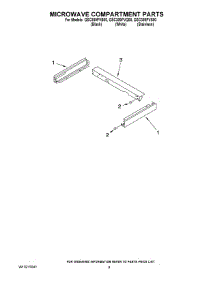 07 - Microwave Compartment Parts parts for Whirlpool Oven GSC309PVB00 from AppliancePartsPros.com