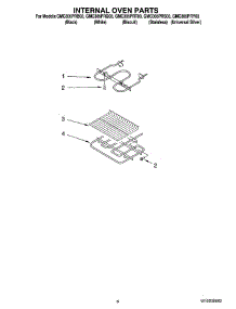 05 - Internal Oven Parts parts for Whirlpool Oven GMC305PRQ03 from AppliancePartsPros.com
