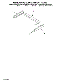 07 - Microwave Compartment Parts parts for Whirlpool Oven GMC305PRB03 from AppliancePartsPros.com