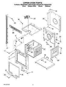 02 - Upper Oven Parts parts for Whirlpool Oven RBD245PRQ03 from AppliancePartsPros.com