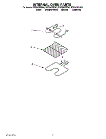 05 - Internal Oven Parts parts for Whirlpool Oven RBD245PRT03 from AppliancePartsPros.com