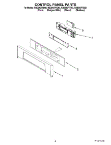 06 - Control Panel Parts parts for Whirlpool Oven RBD245PRT03 from AppliancePartsPros.com