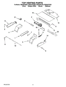 07 - Top Venting Parts, Optional Parts parts for Whirlpool Oven RBD245PRT03 from AppliancePartsPros.com