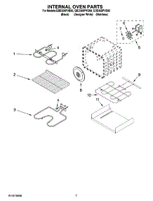 05 - Internal Oven Parts parts for Whirlpool Oven GBD309PVB00 from AppliancePartsPros.com