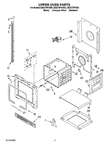 02 - Upper Oven Parts parts for Whirlpool Oven GBD279PVS00 from AppliancePartsPros.com