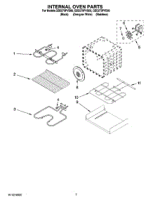 05 - Internal Oven Parts parts for Whirlpool Oven GBD279PVB00 from AppliancePartsPros.com