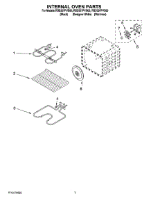 05 - Internal Oven Parts parts for Whirlpool Oven RBD307PVB00 from AppliancePartsPros.com