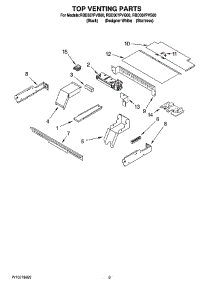 07 - Top Venting Parts, Optional Parts parts for Whirlpool Oven RBD307PVB00 from AppliancePartsPros.com