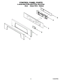 06 - Control Panel Parts parts for Whirlpool Oven RBD277PVB00 from AppliancePartsPros.com