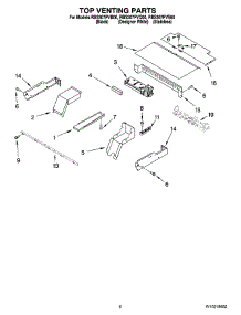 05 - Top Venting Parts, Optional Parts parts for Whirlpool Oven RBS307PVB00 from AppliancePartsPros.com