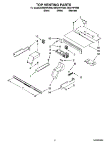 05 - Top Venting Parts, Optional Parts parts for Whirlpool Oven GBS279PVQ00 from AppliancePartsPros.com