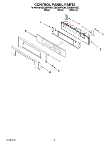 04 - Control Panel Parts parts for Whirlpool Oven GBS309PVB00 from AppliancePartsPros.com