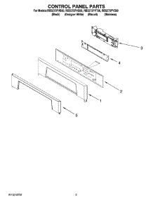 02 - Control Panel Parts parts for Whirlpool Oven RBS275PVS00 from AppliancePartsPros.com