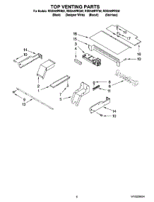 05 - Top Venting Parts, Optional Parts parts for Whirlpool Oven RBS245PRQ02 from AppliancePartsPros.com