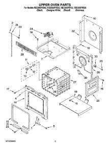 02 - Upper Oven Parts parts for Whirlpool Oven RBD305PRQ02 from AppliancePartsPros.com